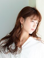 ヘアーアートシフォン 池袋西口店(Hair art chiffon) ベース型/エアリーロング/ピンクブラウン/美髪 