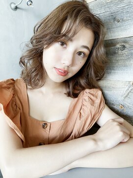 アイティー バイ アルバム 浦和店(IT by ALBUM) フワッとゆるっとロブ_クールショートピンクベージュ_27966