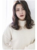 大人可愛いかきあげスタイル/グレージュ/バレイヤージュ
