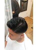 ティーズバーバー 亀有店(T's BARBER) ツーブロックフェードアイロンパーマ