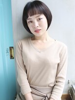 バース(BIRTH) 天神【BIRTH】ショコラアッシュ×オン眉ショートボブ