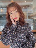 エアリーミディ/小顔ヘア/暖色系カラー★イルミナ20代30代