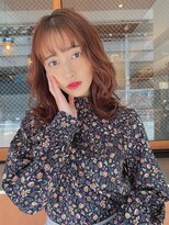 ルービック(Rubik's)&nbsp;エアリーミディ/小顔ヘア/暖色系カラー★イルミナ20代30代