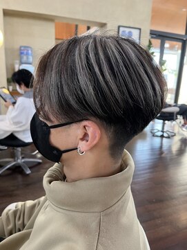 イーストハムアール(EAST HAM r) チャンクカラー×センターパート