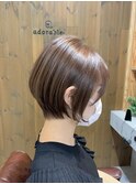 20代30代うるツヤ髪☆シークレットハイライトベージュブラウン