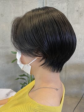 イミ(imi) 大人ショート/グレージュカラー/似合わせカット/髪質改善[登戸]