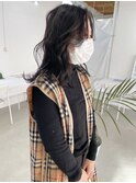真っ黒すぎないトーンダウンカラー○
