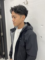 ウェルネス(Wellness)&nbsp;スパイラルツーブロックマッシュアップバングコンマヘア38