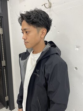 ウェルネス(Wellness) スパイラルツーブロックマッシュアップバングコンマヘア38