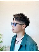 王道ひし形シルエット+ショートスタイル