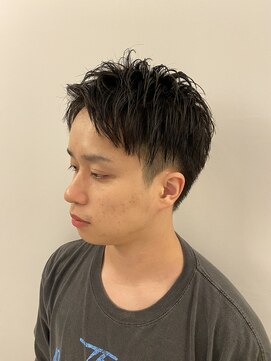 バチカ(BATICA) 爽やかアップバングショート刈り上げマッシュ