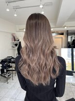 ブレンド 渋谷(BLend)&nbsp;グレージュマチルダボブインナーグレージュ 前髪