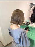 ヘイリーボブ×ミルクティーカラー