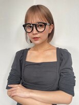 アンバー 池袋(amber)&nbsp;ボブ/ブリーチ/ミルクティーベージュ[池袋駅]