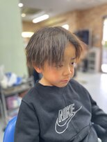 カットハウス パセリ お洒落キッズ☆センターパートゆるめツイストパーマ☆　<理容室>