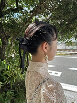 マツ 美容室(Matsu 美容室)&nbsp;金箔お呼ばれアレンジ