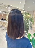 艶髪/ストレートロング/ダークブラウン