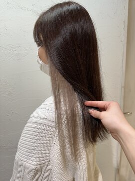 プライズ 成増店(prize) ベージュ×イヤリングカラーダブルカラー成増