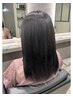 【アミノ酸配合で傷めず自然な仕上がり】縮毛矯正＋カット＋ヘッドスパ