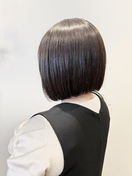 ロンド レグリーズ 立川(Lond leglise) タッセルボブ/ミニボブ/フェイスレイヤー/顔まわり/グレージュ