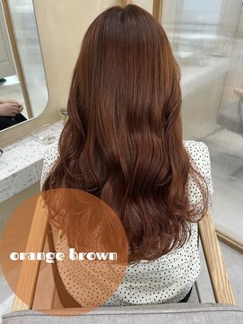 ジーナ サンシャイン通り池袋(Zina) 【ブリーチなしW必須】orange brown