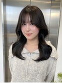レイヤーカット 春カラー オリーブグレージュくびれヘア☆