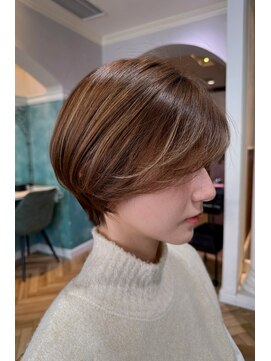 ロンド 銀座(Lond) ●杉浦ウェーブミディアム似合わせカットメルティカラーショート