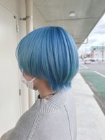アルレン(Allen)&nbsp;アイスブルー【宇都宮/ブリーチ/水色/ヘアカラー】