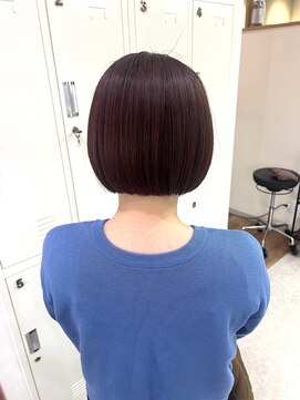 アッセンブル(ASSEMBLE) 【30~40代】ミニボブ・ボルドー