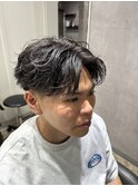 滋賀/南草津/メンズ美容室/波巻きツイストスパイラルパーマ