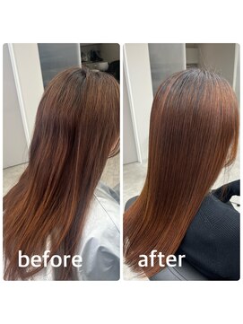 エイトサッポロ 札幌大通り店(EIGHT sapporo) 美髪縮毛矯正（リタッチ）