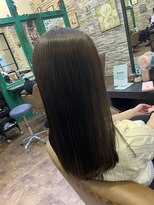 ヘアーラウンジ アンフィ 井土ヶ谷(Hair Lounge Anphi)&nbsp;縮毛矯正　艶カラー