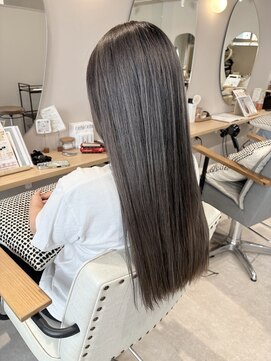 パプス ド コワフュール 川西能勢口店(Pap's de coiffeur) グレージュ