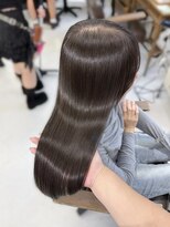 ハピネス 梅田茶屋町店(HAPPINESS)&nbsp;韓国風/レイヤーカット/顔周り/顔まわり/髪質改善/ベージュ