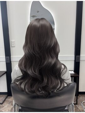 ロア 熊本(LOA) コテ巻き風パーマ　高め緩め