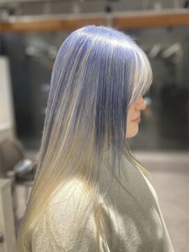 ファイブバイジエクト 堀江(FIVE by The Ect) ホワイトブロンド/シルバーベージュ/ブルーカラー