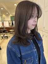 ガレリア オリジン(GALLARIA ORIGIN'S)&nbsp;【miki】グレージュ透明感カラー顔まわりレイヤーカット30代