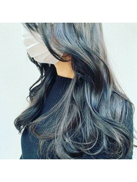 ギミック 自由が丘(gimmick) ◆ダークブルーカラー♪【髪質改善オージュア認定サロン】