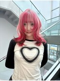 pale pink × red × brown お任せmix design
