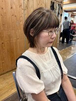 ラパンセベージュ(LA PENSEE BEIGE)&nbsp;LAPENSEE 水野　白髪ぼかしハイライトカラー