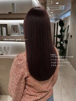 エレノア 静岡店(Eleanor) 【サメシマ】大人女子必見☆黄色く抜けないチョコレートピンク