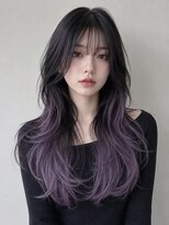 アースオーセンティック 立川店(EARTH Authentic)&nbsp;ロングレイヤー×ラベンダーグラデーションカラー