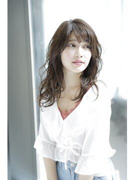 ルルディ バイ アフロディーテ銀座(luludi by APHRODITE) グレージュカラー/シルキーベージュ/斜めバング/銀座/髪質改善