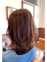 ヘアーデザインシンプル(Hair design Simple)&nbsp;【ブラウン×動き】柔らかボブ