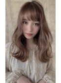ラフウェーブセミロング