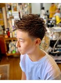 アップバングショート