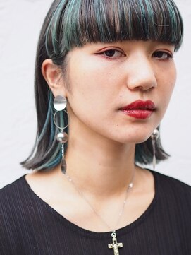 ベロニカ ヘアー(Beronica HAIR) ワイドバング×グリーンライン◆