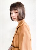 《高松快》シアーベージュ×クラシカルレトロボブ