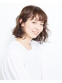 ボブ×パーマ