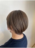 白髪ぼかし×ナチュラルバレイヤージュ